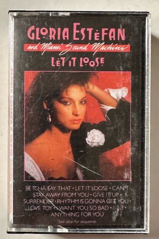 Gloria Estefan and the Miami Sound Machine  LET IT LOOSE  - Cassette Tape - used