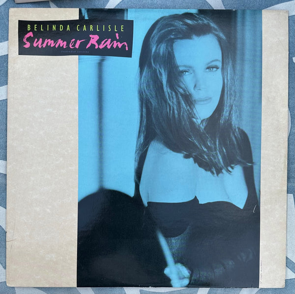 Belinda Carlisle - SUMMER RAIN 12" Remix (Promo) LP VINYL - Used