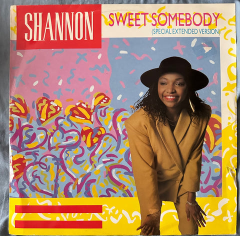 Shannon - Sweet Somebody  12" single UK  LP Vinyl  - Used