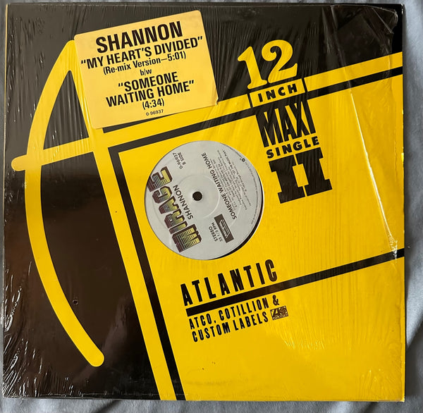 Shannon - My Hearts Divided -  12" single  LP Vinyl  - Used