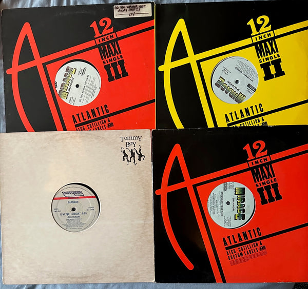 Shannon - set of 4 Original 12" singles - Used