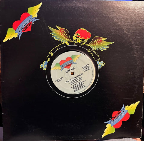 Ru Paul - I've Got That Feelin' (1991 PROMO)  12" single  LP Vinyl  - Used