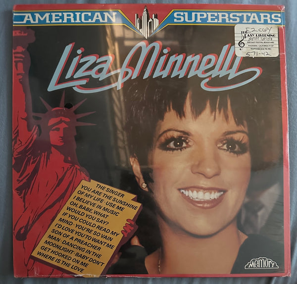 Liza Minnelli -  American Superstars LP Vinyl - Used  /sealed