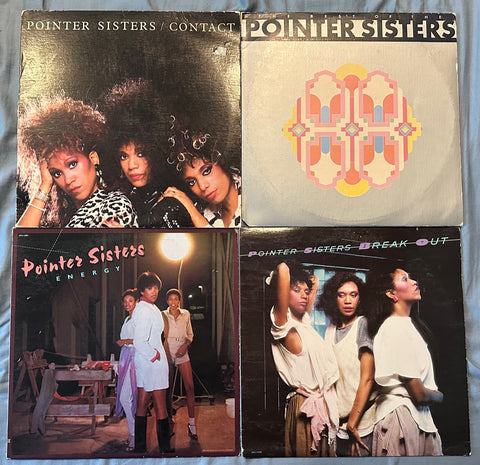 Pointer Sisters - Lot of 4 original 70- 80s LP Vinyl - Used