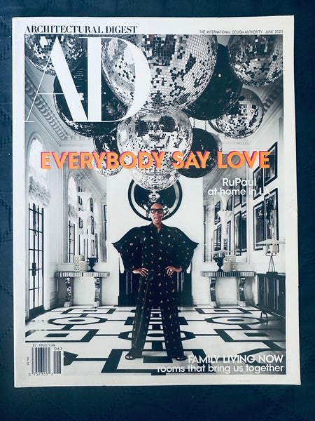 RU PAUL Architectural Digest  Magazine  (US ORDERS ONLY)