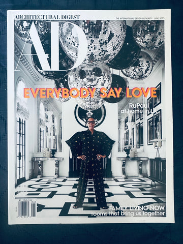 RU PAUL Architectural Digest  Magazine  (US ORDERS ONLY)