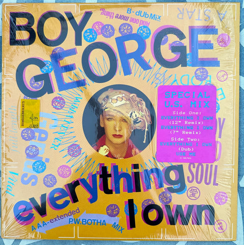 Boy George - Everything I Own  12" remix LP Vinyl - Used