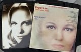 Peggy Lee - 2 original Albums: Then Was Then, Now is Now! & Jamestown North Dakota LP Vinyl - Used