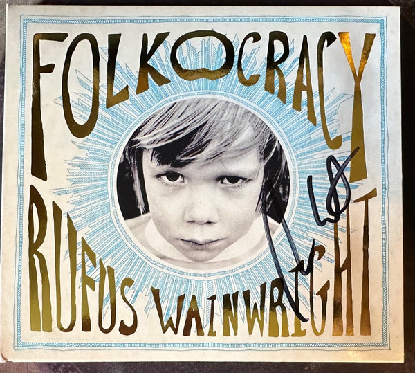 Rufus Wainwright - FOLKOCRACY (Signed CD) Autographed - New
