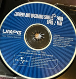 UMPG (Universal music publishing group) Promo CD Various singles April / May 2001 - Used