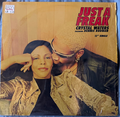 Crystal Waters -  JUST A FREAK  12" Remix LP Vinyl - used