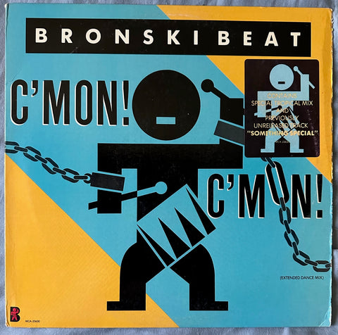 Bronski Beat - C'Mon! C'Mon!  12" Single LP Vinyl - Used