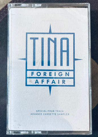 Tina Turner -  Foreign Affair 4 track advanced PROMO sampler- Cassette Tape - Used