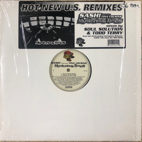 Sash! Featuring Tina Cousins – Mysterious Times (2xLP 12" Single) [warp] Vinyl - Used