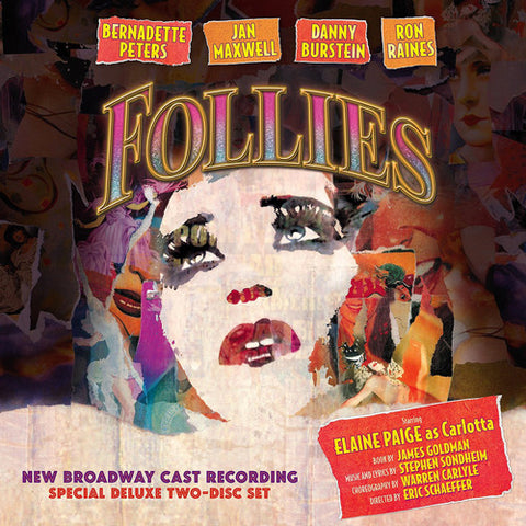 Stephen Sondheim, Bernadette Peters - New Broadway Cast– Follies (New Broadway Cast Recording) 2CD- Like New Used