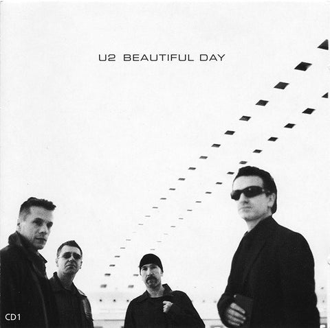 U2 - - Beautiful Day + 2 b-sides   (Import  CD single) Used