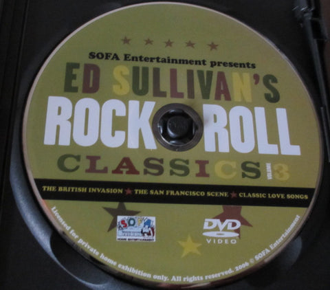 Ed Sullian's  ROCK & ROLL classics vol. 3 (Various) DVD - Used