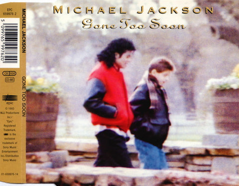 Michael Jackson - Gone Too Soon (Import CD single)  -  Used