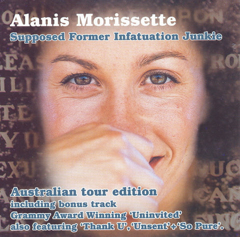 Alanis Morissette - Supposed Former Infatuation Junkie (tour edition) Import  CD - Used