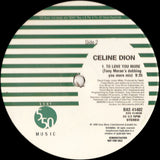 Celine Dion - To Love You More (PROMO 12" Single) The TONY MORAN  Mixes - LP Vinyl - used