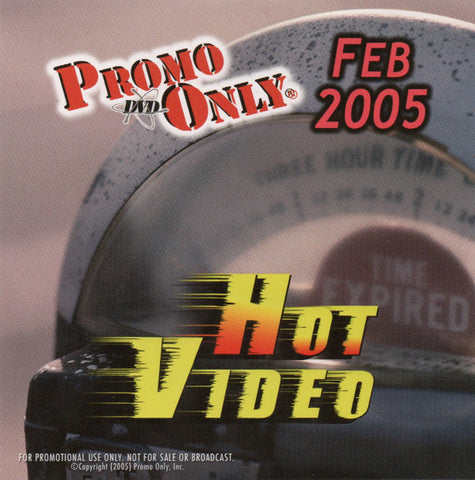 Promo Only DVD - Feb. 2005 HOT VIDEOS DVD - 41 Music videos - Used