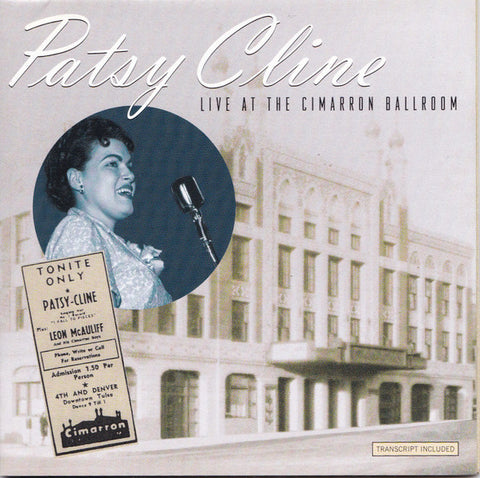 Patsy Cline -- Live A the Cimarron Ballroom CD - Used