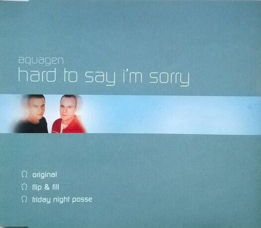 Aquagen - Hard to say I'm sorry (Import CD single) Used