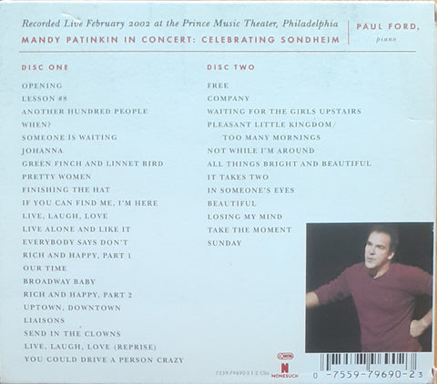 Mandy Patinkin – Mandy Patinkin Sings Sondheim 2xCD - Used