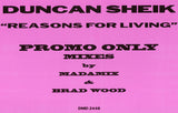 Duncan Sheik – Reasons For Living 12" Promotional remix LP vinyl - Used