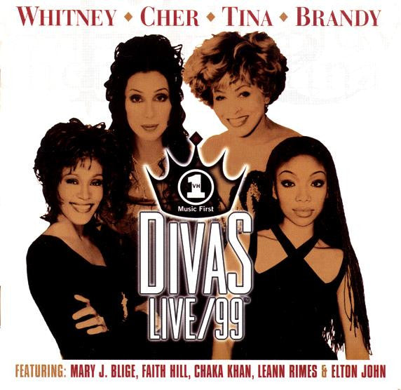 VH1 Divas Live '99  [Whitney Houston - Cher - Tina Turner -LeAnn - Brandy ++ ] CD  - Used