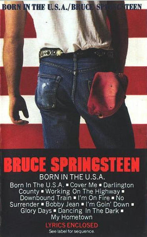 Bruce Springsteen - Born in the U.S.A. cassette tape - Used