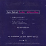 Peter Gabriel - The Barry Williams Show PROMO CD SINGLE - Used