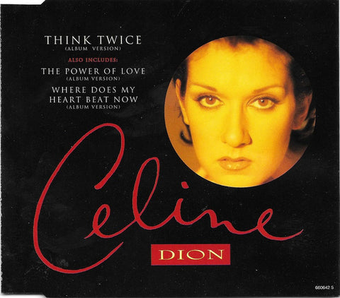 Celine Dion - Think Twice (Import CD single) - Used