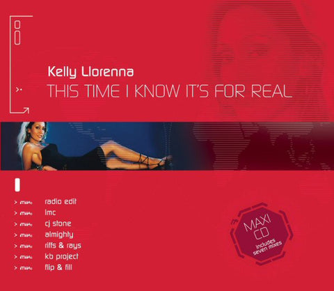 Kelly Llorenna - This Time I Know It's For Real (Import CD single) Used