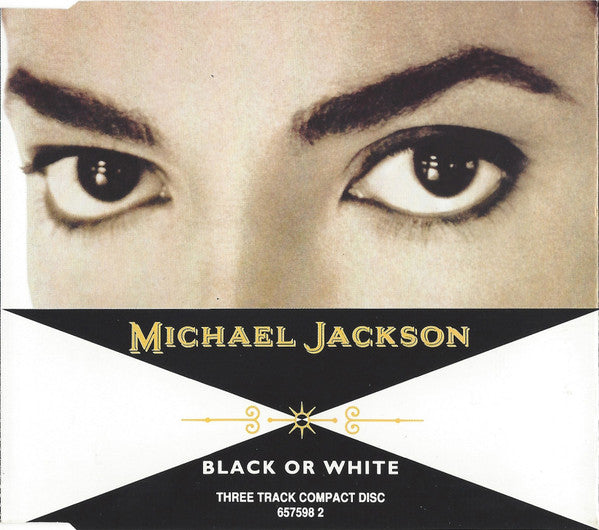 Michael Jackson - Black or White (Import 3 track CD single) Used