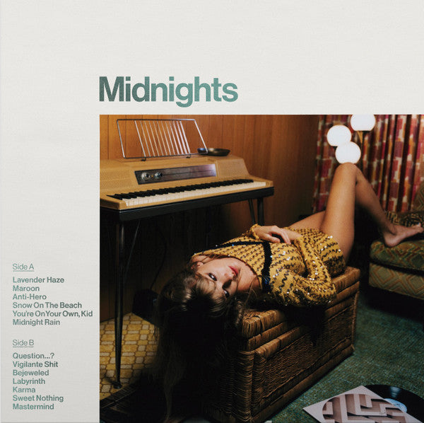 Taylor Swift - MIDNIGHTS (Special Edition, Green Translucent Marbled vinyl LP  [Jade Green Marbled]