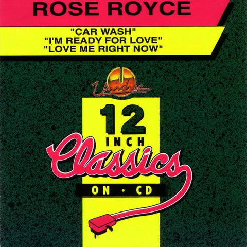 Rose Royce - 12" Classics On CD (Car wash, I'm ready for love, Love me right now) CD single - Used