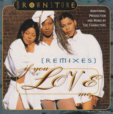 Brownstone - If You Love Me (Urban Remixes) US Maxi-CD single - Used