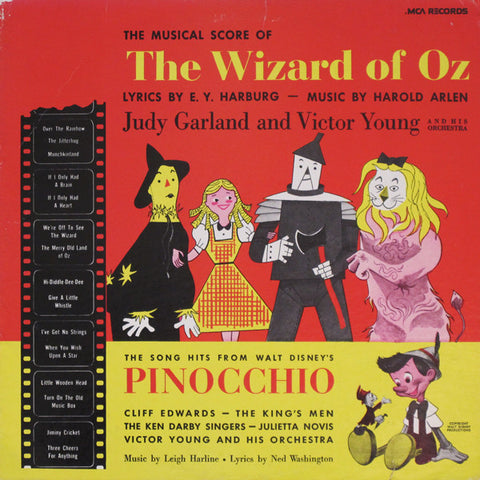 The Musical Score Of The Wizard Of Oz / The Song Hits From Walt Disney's Pinocchio