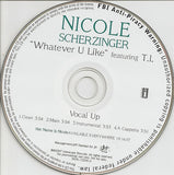 Nicole Scherzinger  Whatever U Like (Promo CD single) Used