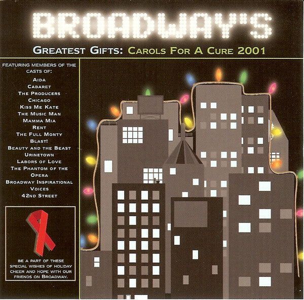 Broadway's Carols For A Cure 2001   (Various) 2xCD