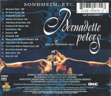 Bernadette Peters - LIVE At Carnegie Hall CD - Used