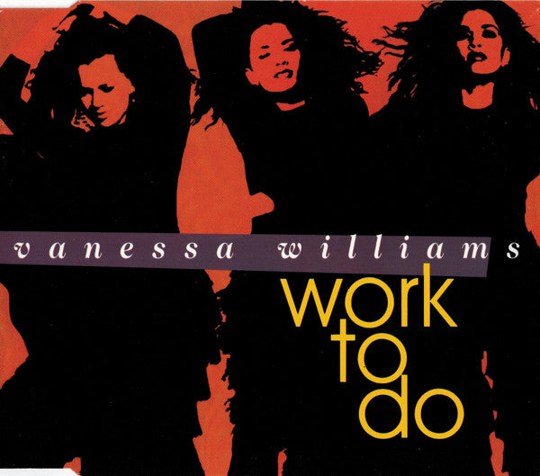 Vanessa Williams - Work To Do (Import CD single) Used