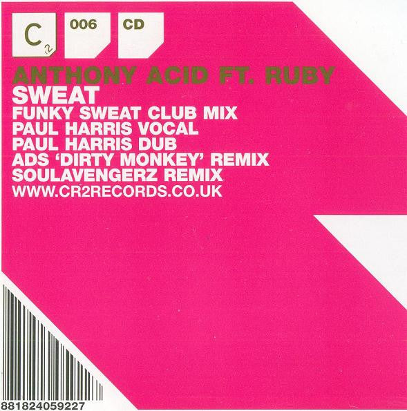 Anthony Acid ft: Ruby - Sweat CD single - Used