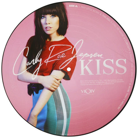 Carly Rae Jepsen ‎– Kiss LP Picture Disc Vinyl - NEW
