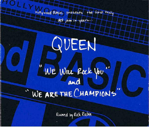 Queen -  We Will Rock You / We Are The Champions (REMIX) CD single - Used