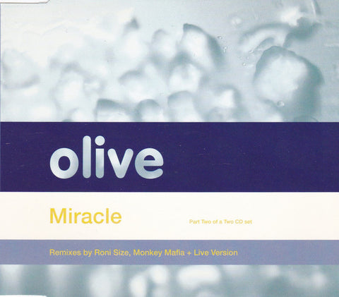 Olive - Miracle / You're Not Alone (Import CD single) Used