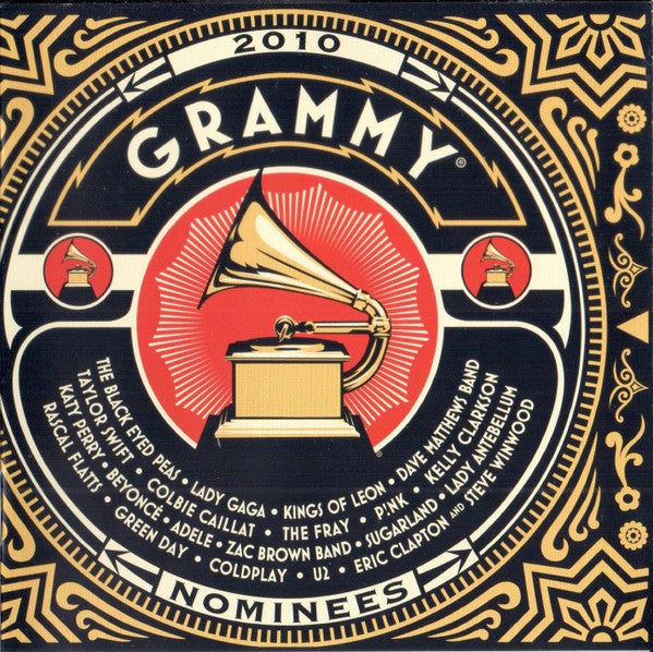 Grammy Nominees 2010 CD (Various: P!NK, GAGA, Kelly, Katy, U2++)  used