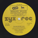Paul Lekakis - BOOM BOOM (Let's Go Back To My Room) 12" Single LP Vinyl - Used