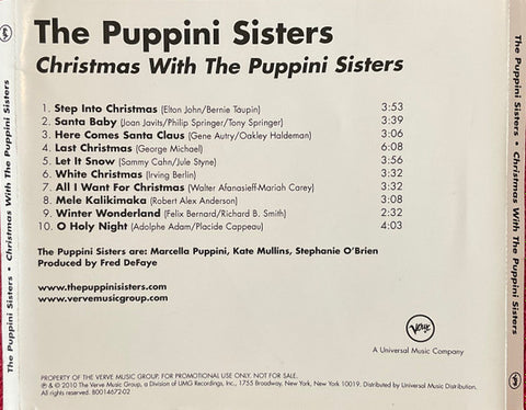 Puppini Sisters - Christmas With Puppini Sisters (PROMO CD)  - Used